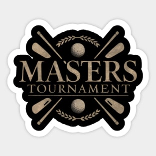 Masters tournament Sticker